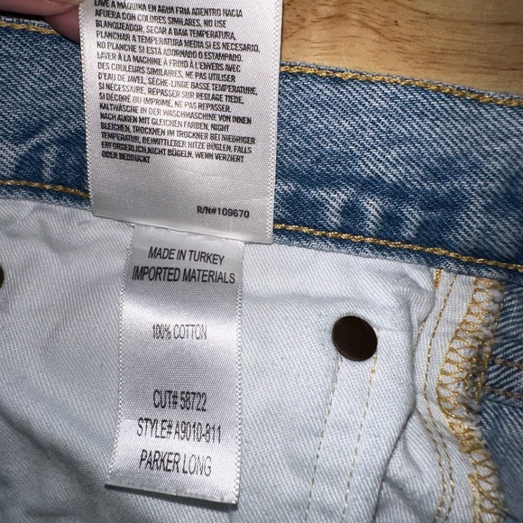 Agolde Parker Long Shorts - Picture 11 of 11